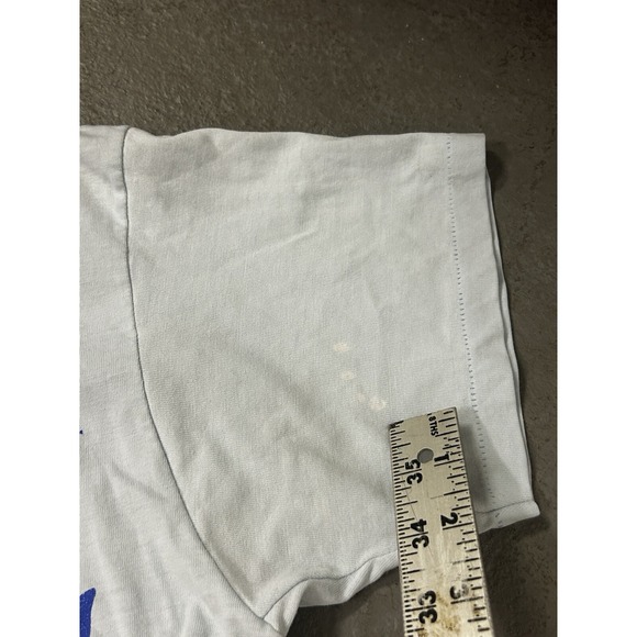 Vintage Maui Whale‎ Print Graphic T-Shirt - Men's Medium - Light Blue Hawaii - Picture 5 of 7